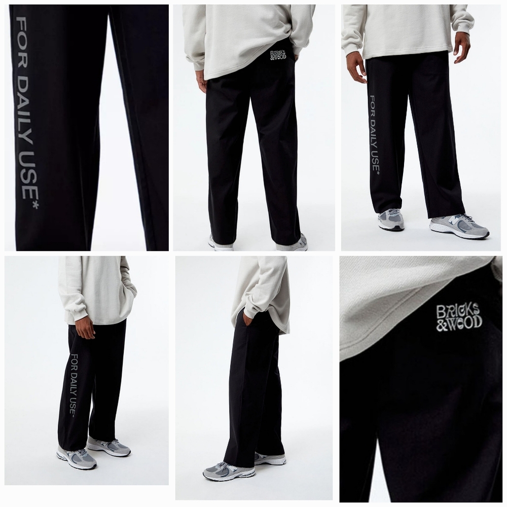 Bricks & Wood Loose Stright Fit. S* See Size Chart